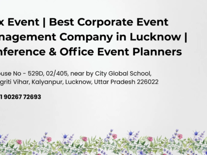 Best Corporate Event Management Company In Lucknow